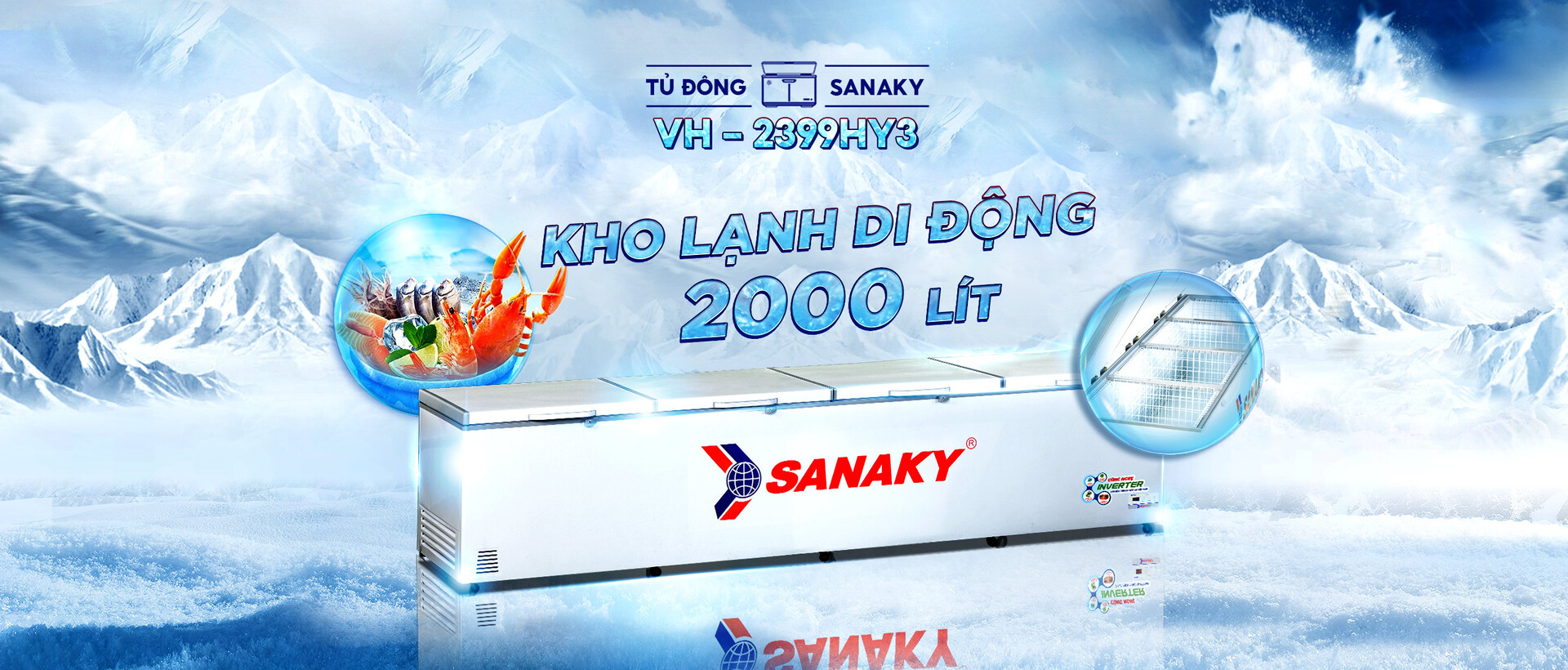 Tủ đông Sanaky lớn nhất