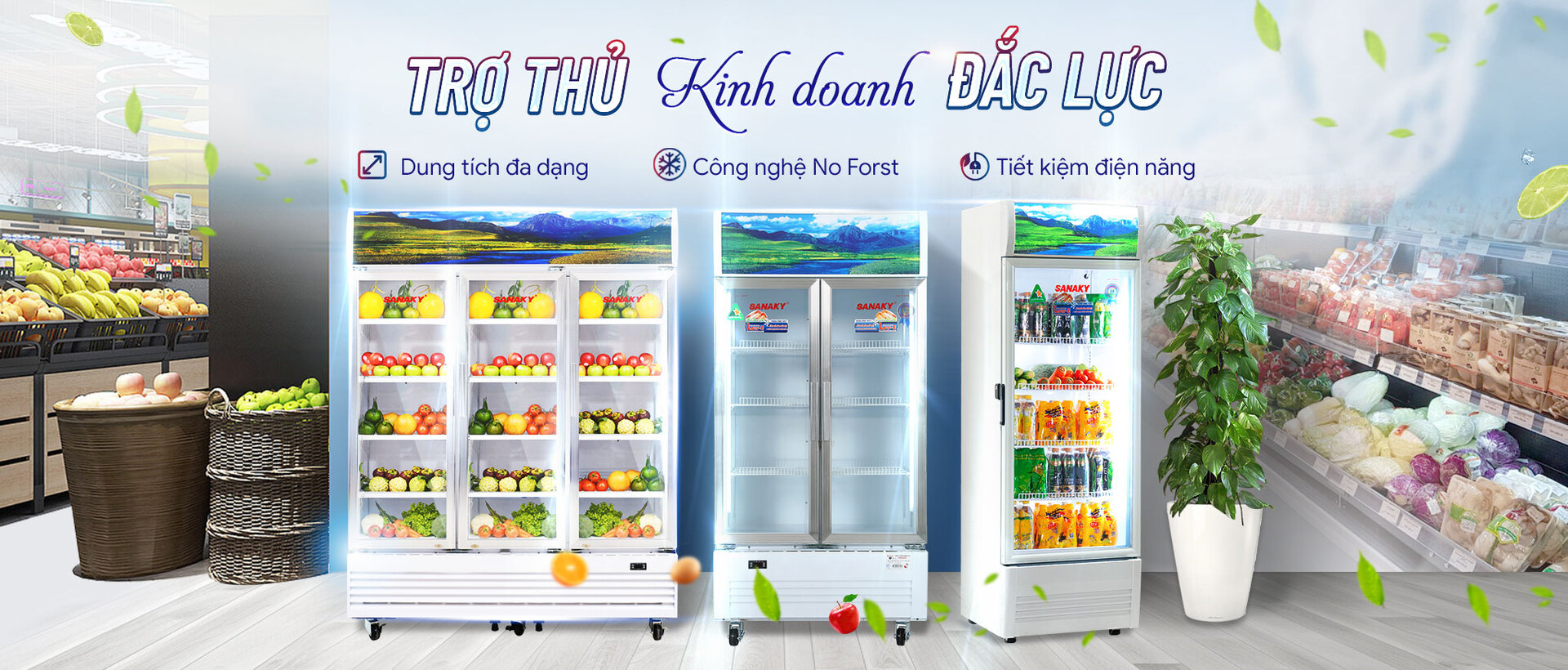 Tủ mát Sanaky Tủ mát 1 cánh Tủ mát 2 cánh